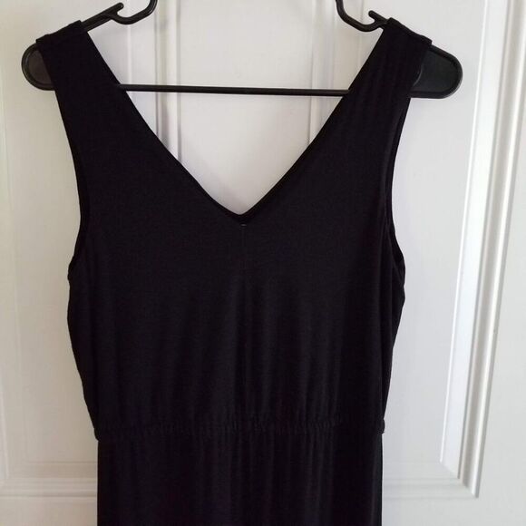 Calvin Klein Women’s Black Maxi Dress, Sleeveless, Sz 4 / Sm, Stretchy - Picture 3 of 7
